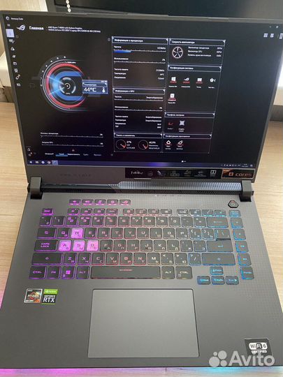 ROG Strix G15 G513IE-HN012, озу 16гб, SSD 1,5 Тб