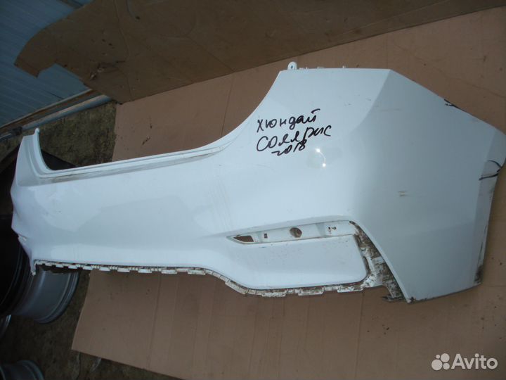 Бампер задний Hyundai Solaris 2017-2019гг