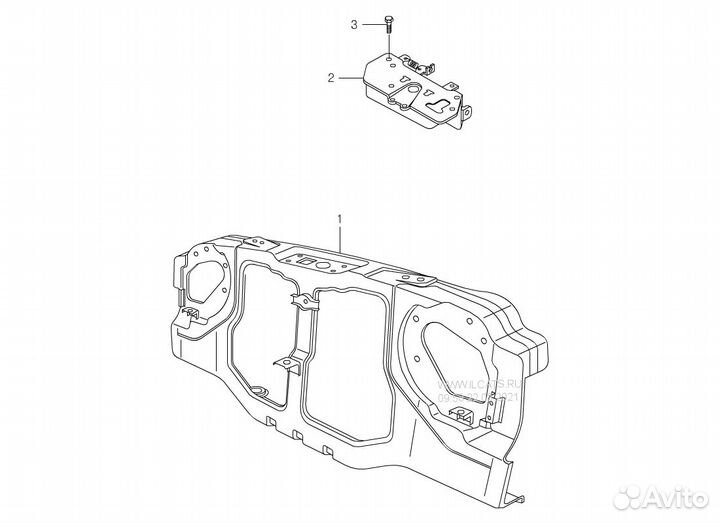 Панель передняя телевизор korando tager