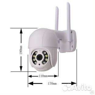 Камера видеонаблюдения купольная поворотная