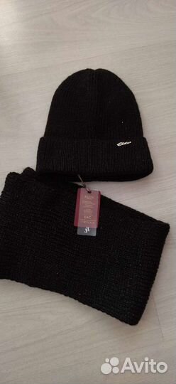 Шапка и снуд женский