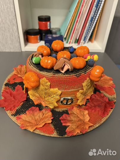 Шляпа осенняя на праздник