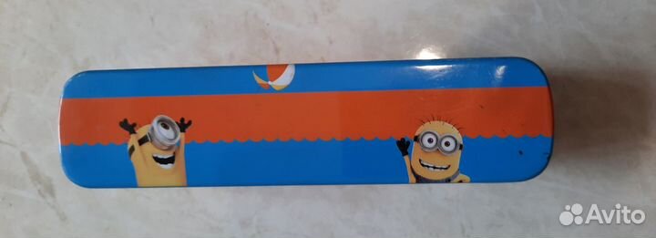 Пенал школьный металлический двойной