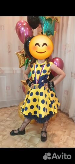 Платье для девочки стиляги