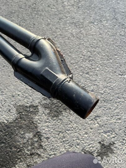 Глушитель, приемная труба, резонатор Москвич 2140