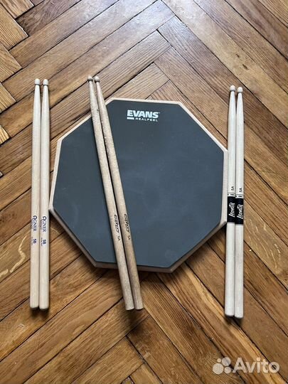 Пэд тренировочный и палочки