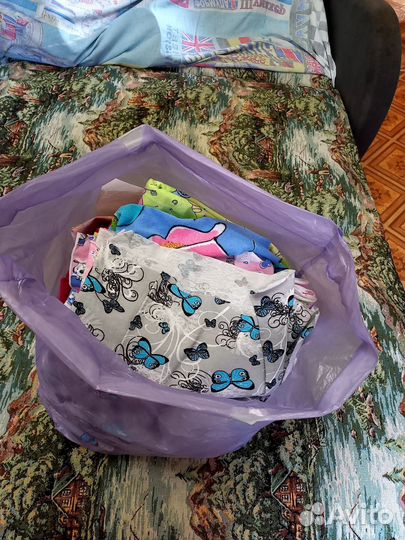 Трикотажные отрезы пакетом