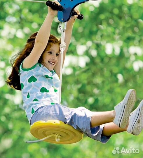 Зиплайн - Zip line - троллей (тарзанка)