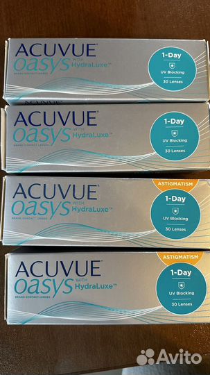 Линзы acuvue oasys 1 day