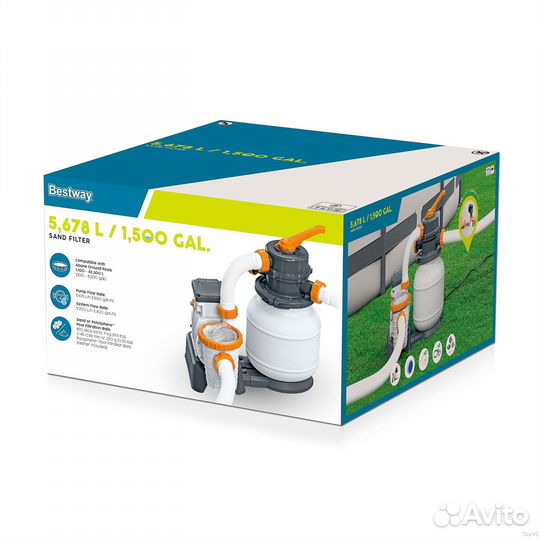 Песочный фильтр для бассейна Bestway 58497