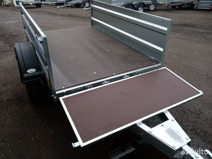 Прицеп Кремень31 Бизнес 2х1.3х0.5 рессора Волга
