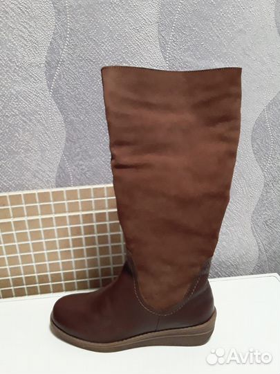 Сапоги зимние натуральная кожа