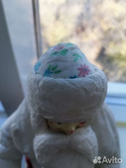 Ватный дед Мороз 1989 СССР 31 см