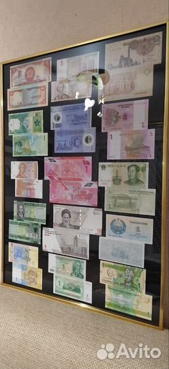 Коллекция купюр разных стран