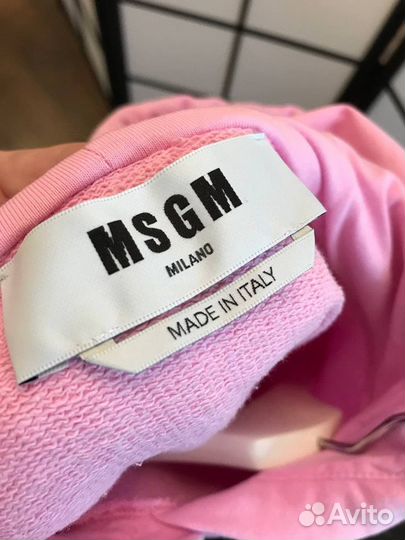 Оверсайз-худи (Pull over hoody) msgm оригинал