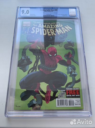 Spider man 699 CGC 9.0