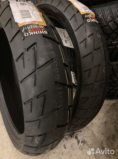 Комплект мотошин Shinko 009 120 и 160