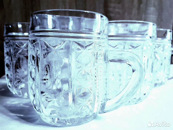 Набор хрустальных кружек