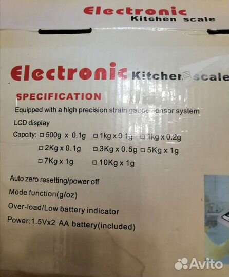 Весы новые электронные