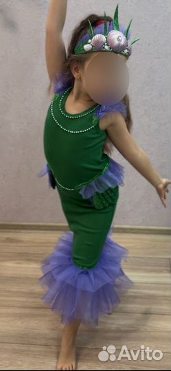 Костюм русалки рыбки 116-128