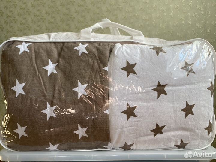 Комплект детского постельного белья с бортиками