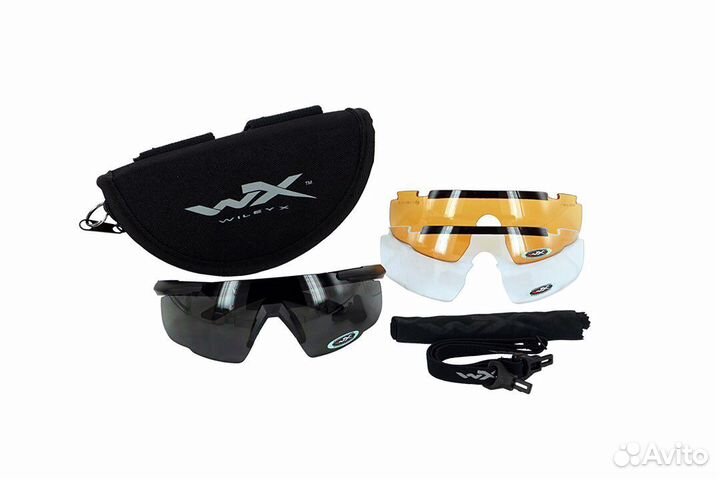 Очки баллистические стрелковые Wiley X Saber Advan