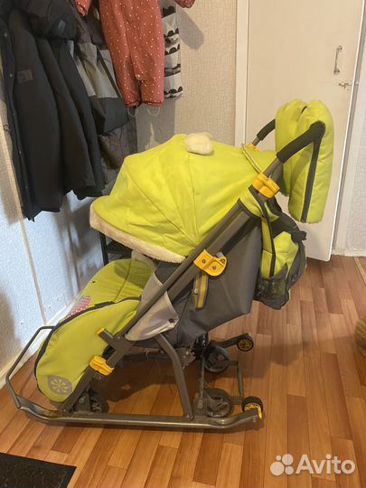 Коляска санки