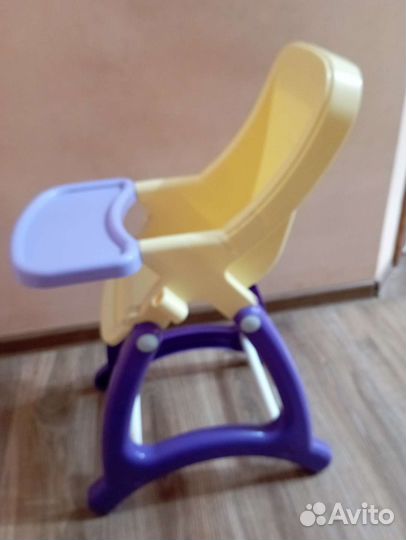 Стульчик для кормления игрушечный