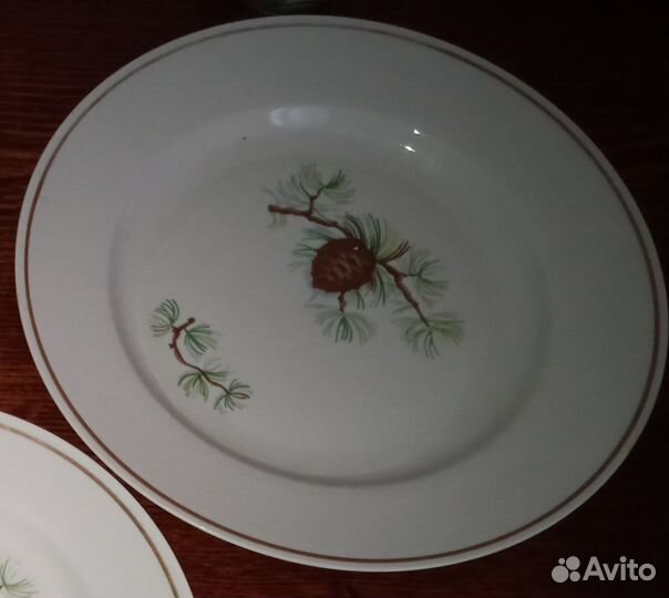 Набор тарелок закусочных больших