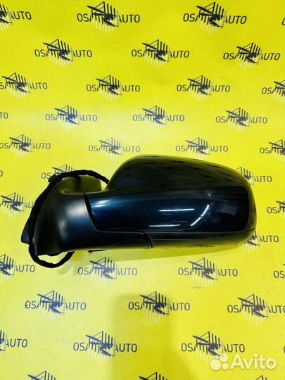Зеркало левое синее peugeot 307 00-08Г
