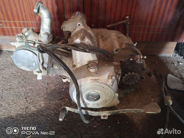 Двигатель на мопед альфа 110 бу