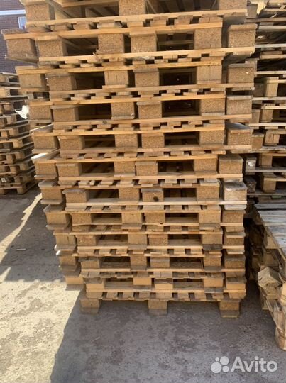 Поддоны деревянные бу 1.14х1.14 контейнерные