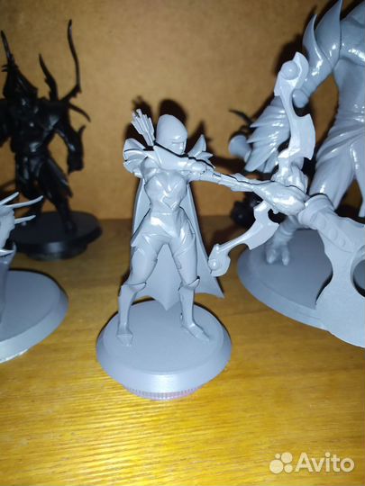 Фигурки из Dota 2, загрунтованы, готовы к покраске