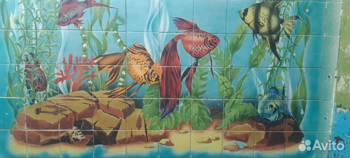 Настенное панно из керамической плитки
