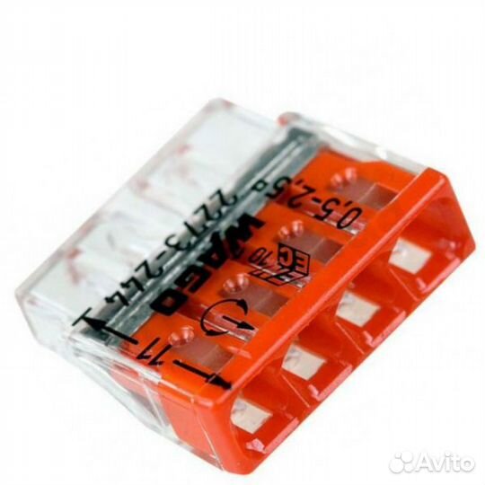 Wago 2273-xxx. Клеммы с пастой для быстрого монтаж