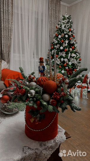 Новогодние декор,композиции, упаковка подарков