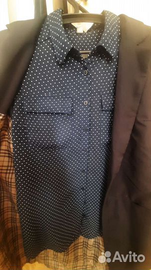 Удлинённый офисный жилет + рубашка