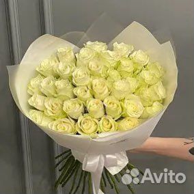 Букет белых роз