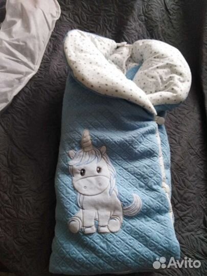 Конверт на выписку для мальчика на весну