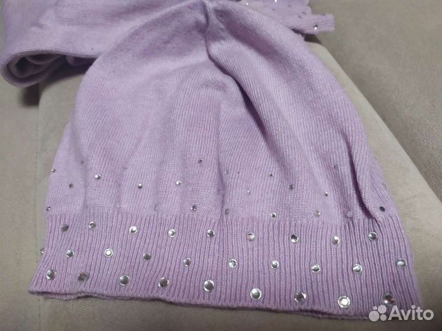 Шапка и шарф женский