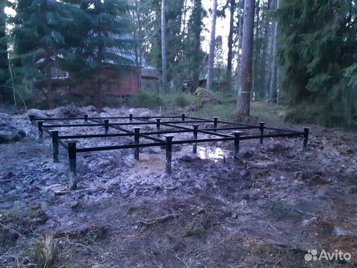 Винтовые сваи под ключ Фундамент на винтовых сваях