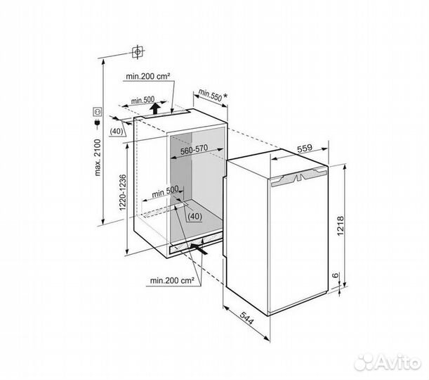 Встраиваемый холодильник Liebherr IK 2320