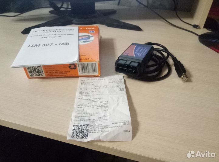 Диагностический адаптер ELM 327 - USB OBD 2