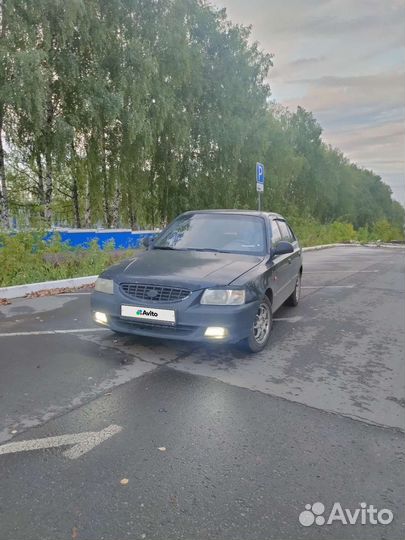 Hyundai Accent 1.5 AT, 2007, битый, 212 000 км