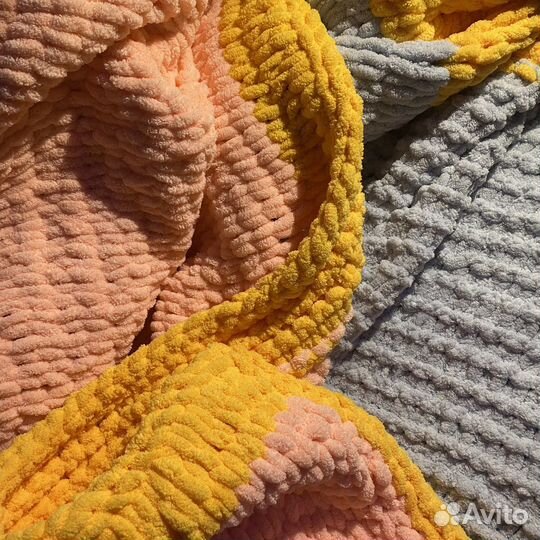 Плед из alize puffy