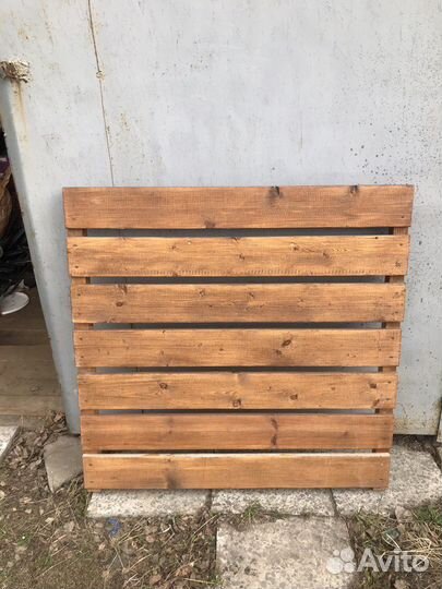 Деревянный ящик ограждение 100х30х100 для цветов