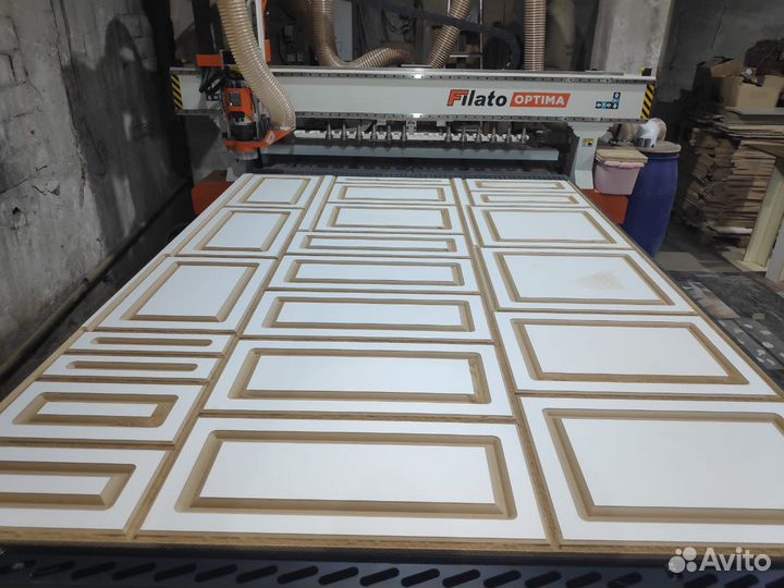 Фрезеровка и изготовлеиие фасадов, чпу