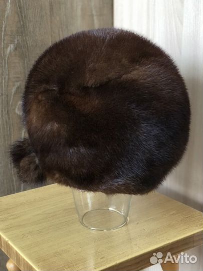 Шапка норковая женская 58 размер