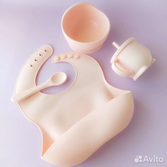 Наборы детской силиконовой посуды