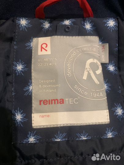 Парка Reima Go для девочки, 134см